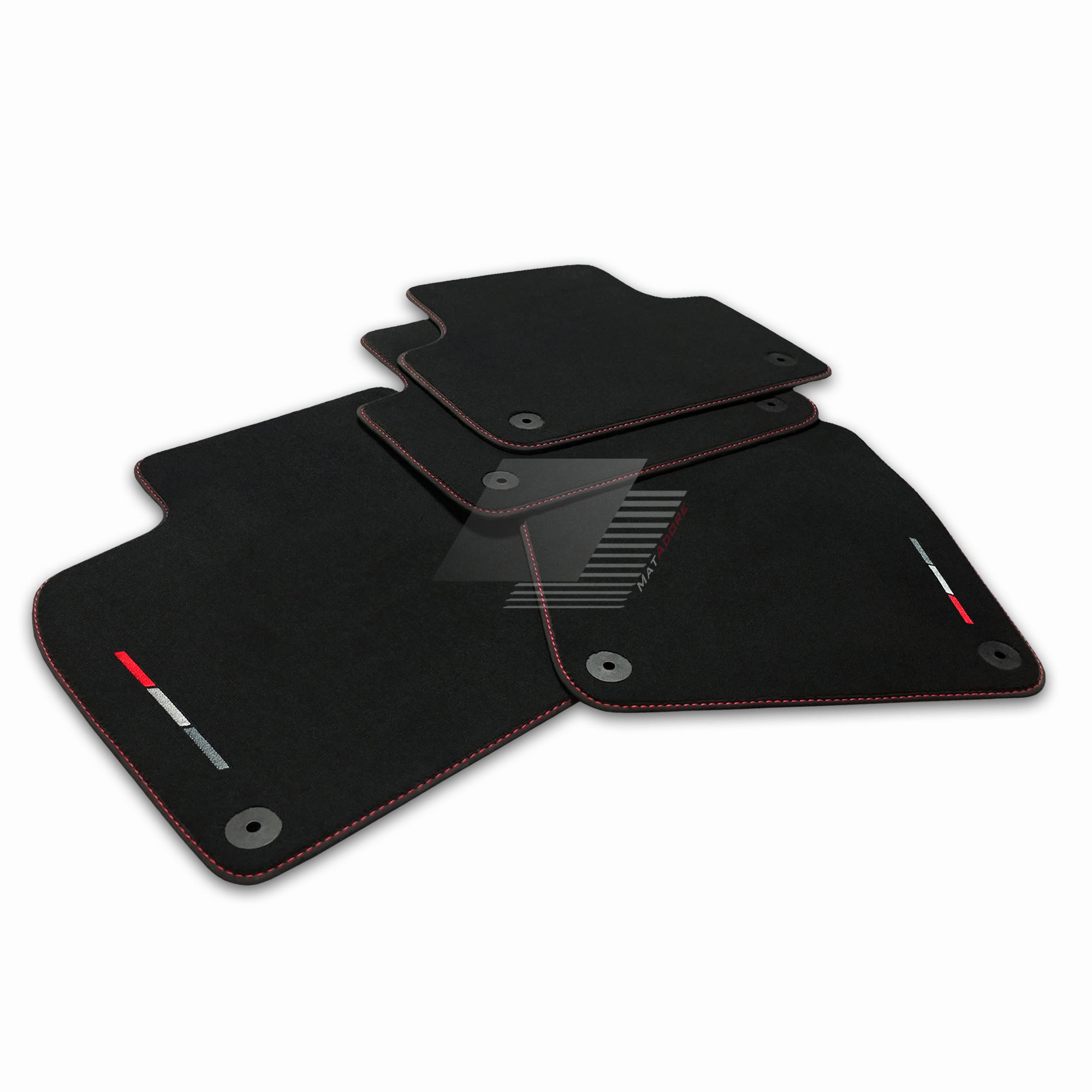 Audi R8 Floor Mats 2006-2015 *RHD #Audi Stripe